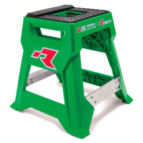 RTECH R15 WORKS CROSS BIKE STAND LAUNCH EDITION GREEN