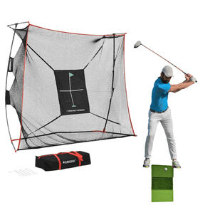 RUKKET HAACK GOLF NET + TRI-TURF MAT