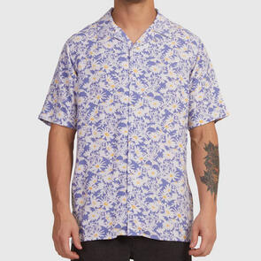 RVCA DAIS FLORAL SS SHIRT COAST