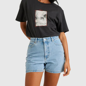 RVCA COCO DENIM SHORT 90S BLUE