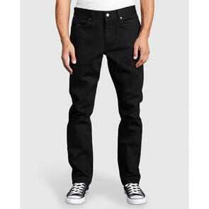 RVCA ROCKERS DENIM JEANS BLACK BLACK