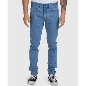 RVCA ROCKERS DENIM JEANS VINTAGE BLUE