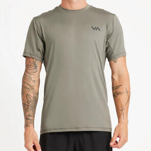 RVCA SPORT VENT SS TEE SAGE LEAF