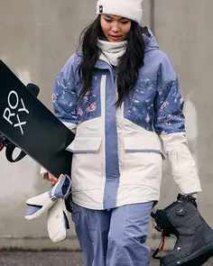 ROXY CHLOE KIM PARKA JACKET CHLOE BLOSSOM