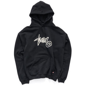 S DOUBLE BIG SHAWN PULLOVER HOODIE FLEECE STANDARD BLACK