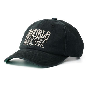 S DOUBLE WORKSHOP 6 PANEL LOW PRO HAT BLACK