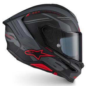 ALPINESTARS SUPERTECH R7 HELMET A-CORE BLACK/GRAY/RED MATTE