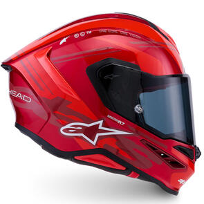 ALPINESTARS SUPERTECH R7 HELMET A-CORE RED/WHITE GLOSS