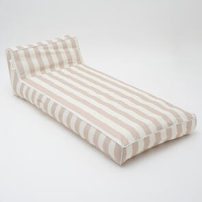 SUNNYLIFE LUXE LIE-ON LOUNGER OYSTER STRIPE