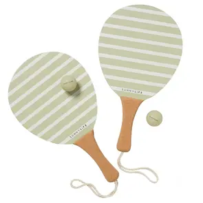 SUNNYLIFE VINTAGE BEACH PADDLES LA PALMA SAGE STRIPE