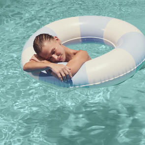SUNNYLIFE 2026 TUBE POOL RING LA MER MED BLUE
