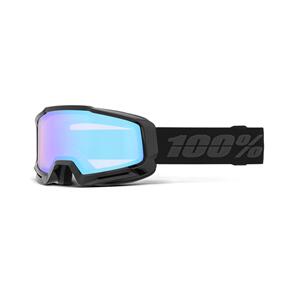 100% OKAN GOGGLE BLACK - HIPER PINK W/ TURQUOISE MIRROR