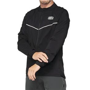 100% CORRIDOR STRETCH WINDBREAKER BLACK 