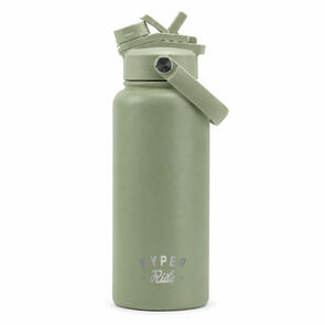 HYPER RIDE SAGE DOUBLE WALL INSULATED WATER BOTTLE WITH DUAL LID