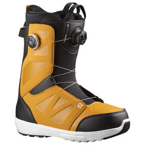 SALOMON LAUNCH BOA SJ BOA BOOTS GOLDEN YELLOW BLACK WHITE