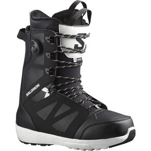 SALOMON LAUNCH LACE SJ BOA BLACK BLACK WHITE