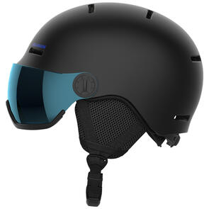 SALOMON ORKA VISOR HELMET FLASH BLUE BLACK