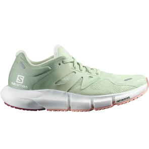 SALOMON WOMENS PREDICT2 SPRAY GRANITE GREEN BLOOMING DAHLIA