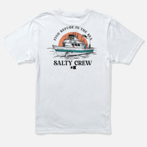 SALTY CREW DAY CHARTER BOYS SHORT SLEEVE TEE WHITE
