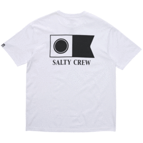 SALTY CREW DIAMOND PREMIUM SS TEE WHITE