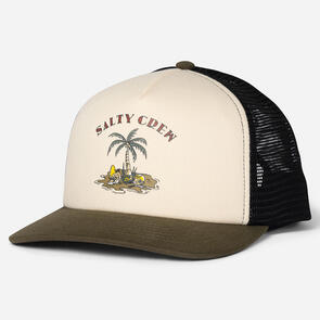 SALTY CREW GOOD TIMES BOYS TRUCKER DARK OLIVE