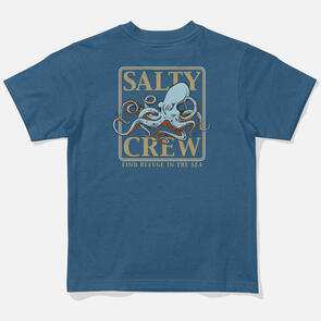 SALTY CREW INK SLINGER TODDLER TEE CAST BLUE