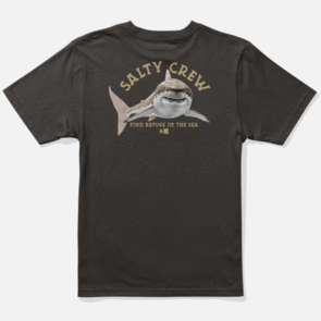 SALTY CREW LURKING BOYS SS TEE BLACK