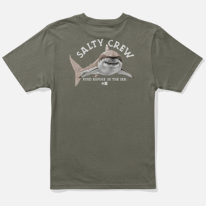 SALTY CREW LURKING BOYS SS TEE DUSTY OLIVE