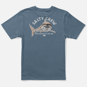 SALTY CREW LURKING BOYS SS TEE SLATE