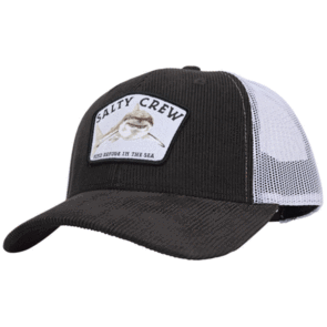 SALTY CREW LURKING RETRO TRUCKER CAP BLACK