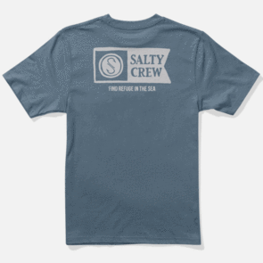 SALTY CREW SCRIBBLE BOYS SS TEE SLATE