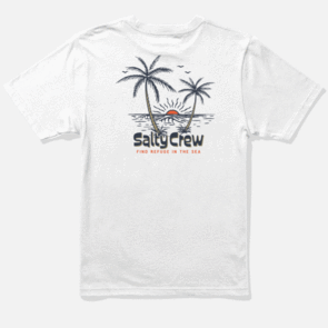 SALTY CREW VIEWPOINT BOYS SS TEE WHITE