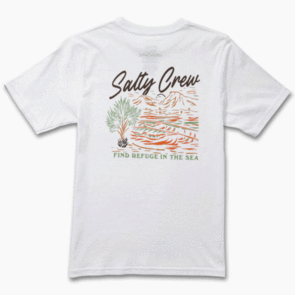 SALTY CREW WESTERN WAVES BOYS S/S TEE WHITE