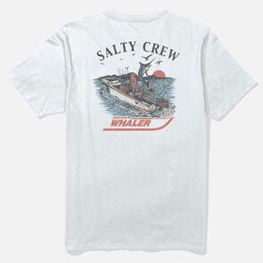 SALTY CREW WHALER CHASE SS TEE WHITE