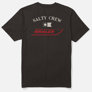 SALTY CREW WHALER ICON SS TEE BLACK