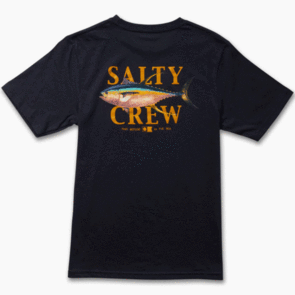 SALTY CREW YELLOWFIN BOYS S/S TEE NAVY