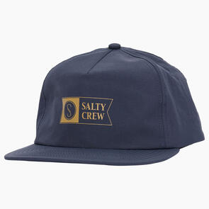 SALTY CREW APEX 5 PANEL CAP NAVY
