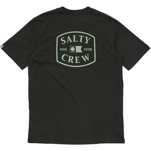 SALTY CREW CAPTIALS PREMIUM SS TEE BLACK