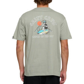 SALTY CREW CATCH PREMIUM SS TEE KELP GREEN