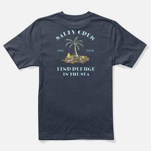SALTY CREW DESERTED BOYS SS TEE NAVY
