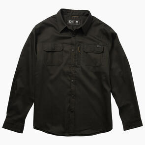 SALTY CREW FATHOM LS TECH FLANNEL BLACK