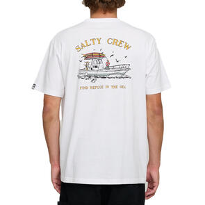 SALTY CREW FISH ON STANDARD SS TEE WHITE