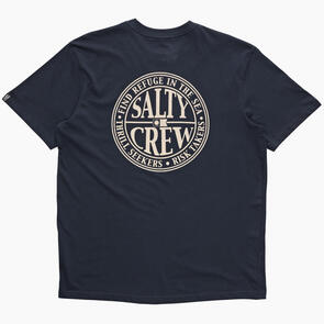 SALTY CREW GLOBAL PREMIUM SS TEE NAVY
