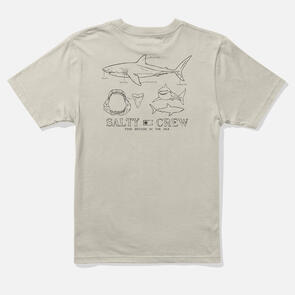 SALTY CREW GREAT WHITE BOYS SS TEE BONE