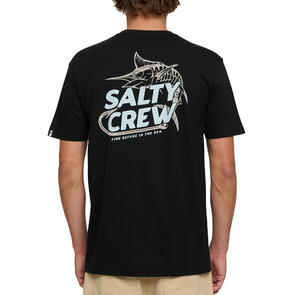 SALTY CREW HOOK UP PREMIUM SS TEE BLACK