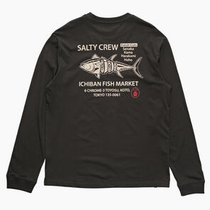 SALTY CREW ICHIBAN CLASSIC LS TEE VINTAGE BLACK