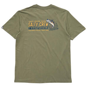 SALTY CREW LIVE BAIT PREMIUM SS TEE DUSTY OLIVE