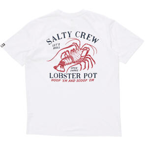 SALTY CREW LOBSTER POT PREMIUM SS TEE WHITE
