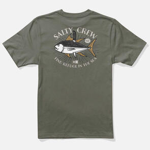 SALTY CREW OMAKASE BOYS SS TEE DUSTY OLIVE