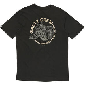 SALTY CREW REEL GOOD PREMIUM SS TEE BLACK